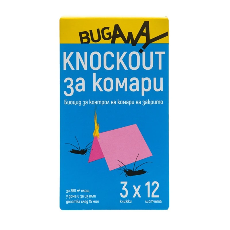Препарат против комари лисичета Knockout 