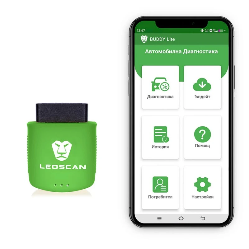 Уред за автомобилна диагностика модел Buddy Lite на български