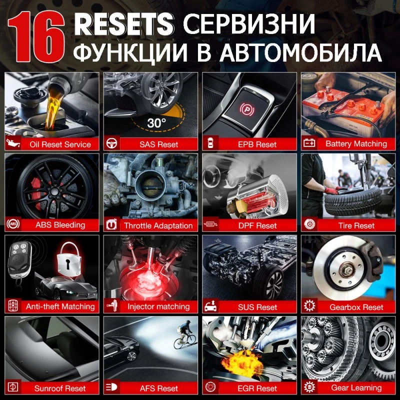 Уред за автомобилна диагностика модел Thinkdiag на български