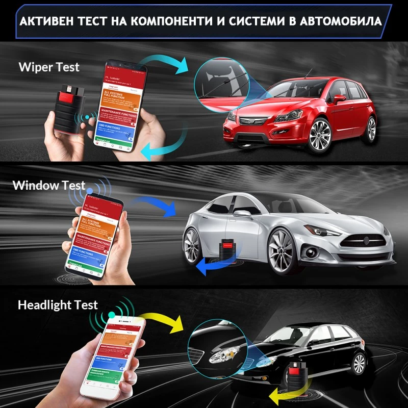 Уред за автомобилна диагностика модел Thinkdiag на български