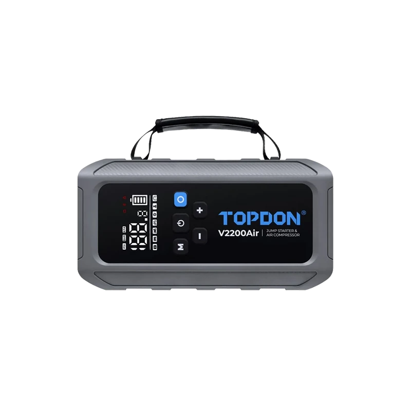 Бустер батерия за подаване на ток на автомобил модел Topdon V2200 air