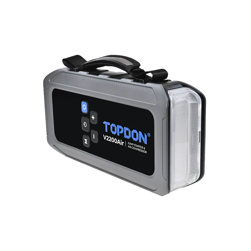 Бустер батерия за подаване на ток на автомобил модел Topdon V2200 air