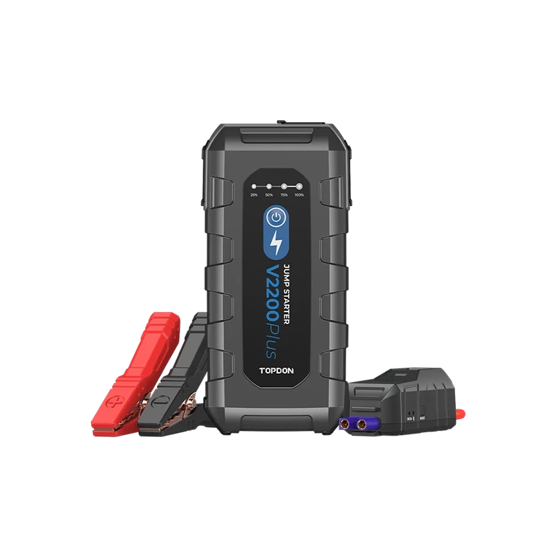 Бустер батерия за подаване на ток на автомобил модел Topdon V2200 plus