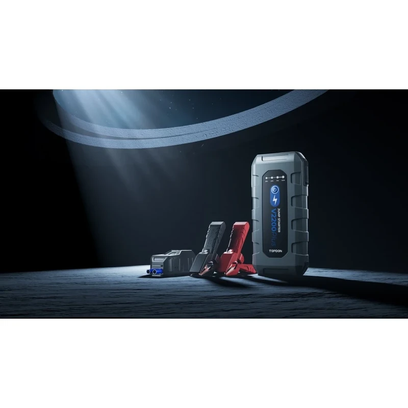 Бустер батерия за подаване на ток на автомобил модел Topdon V2200 plus