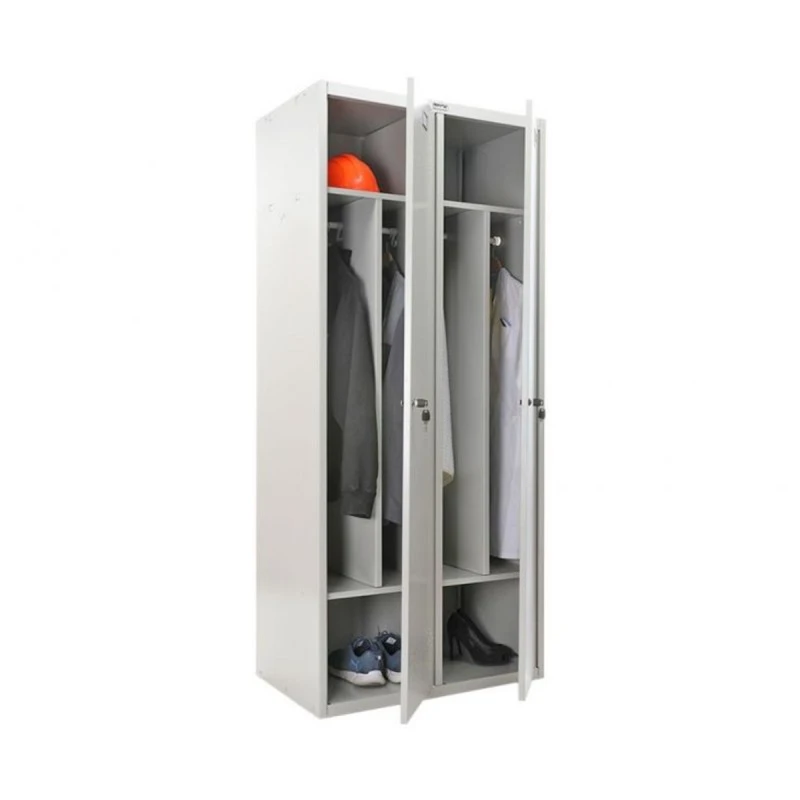 Метален гардероб за съблекалня ПРАКТИК LS 21-80D