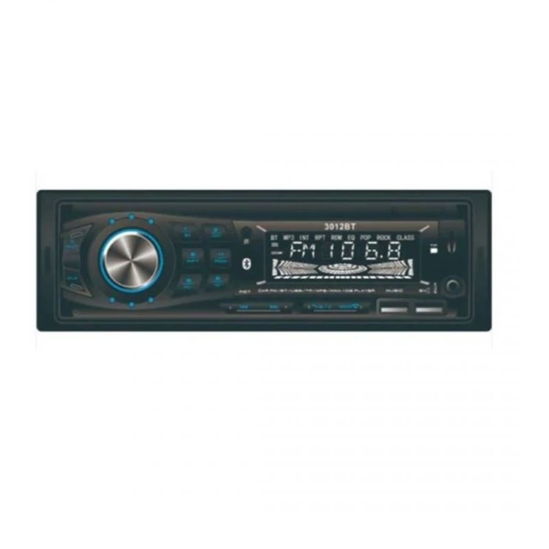 Автомобилен радио MP3 плеър 3012BT, AUX, FM, SD, USB, BLT 4x50W 12V