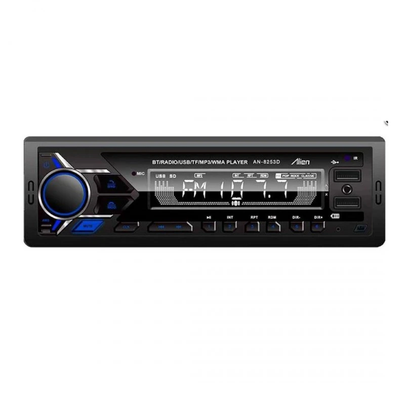 Автомобилен радио MP3 плеър AN-8253D, AUX, FM, SD, USB, BLT 4x50W, 12VDC