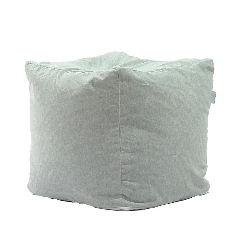 Pufrelax Пуф 130л. Табуретка Куб XL - Light Mint  Перящ се калъф  Гама Premium