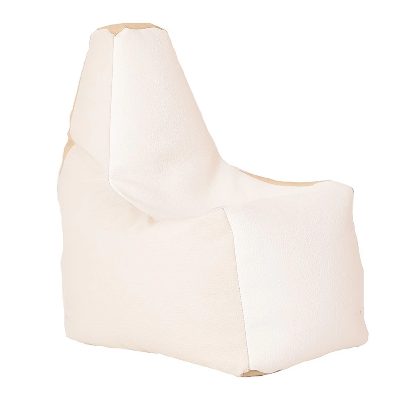 Пуф стол за деца 2-8 г.  120л. Sunlounger Junior - Ice Cream  PU кожа  Пълнеж от Полистиролни перли