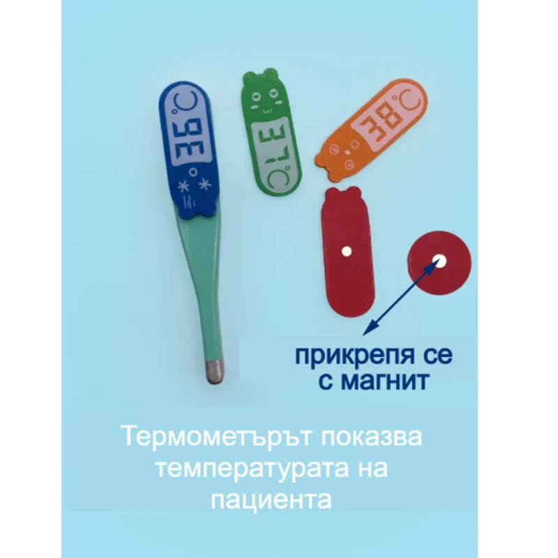 Дървен лекарски комплект в куфарче MalPlay