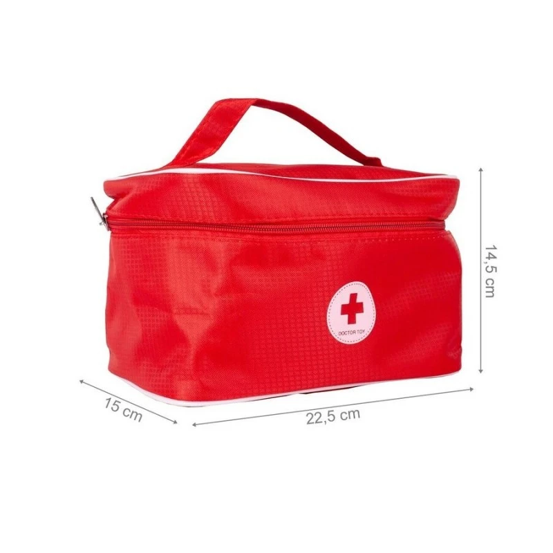 Дървен лекарски комплект в куфарче MalPlay