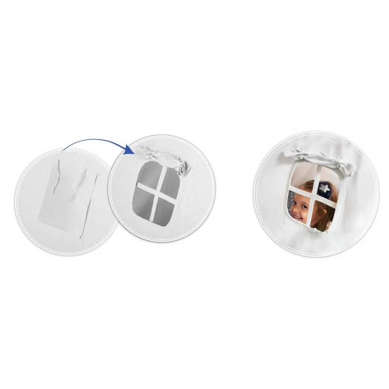 Палатка за игра Nukido, Тъмносиньо с облачета