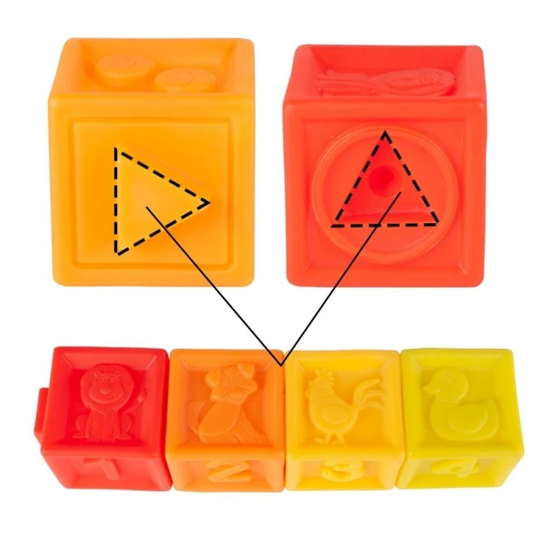 Бебешки сензорен комплект MalPlay, 12 части