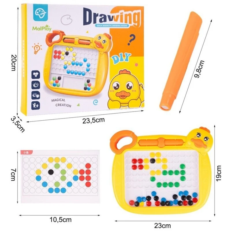 Магнитна дъска с мозайка MalPlay