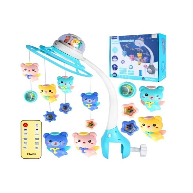 Музикална въртележка с проектор за кошара, Ricokids