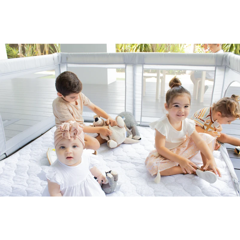 Детска Кошара За Игра JANSHOP, 200 х 200 см, Сива