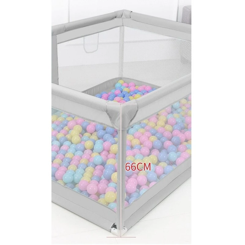 Детска Кошара За Игра JANSHOP, 200 х 200 см, Сива