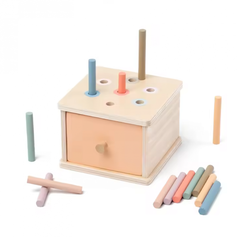 Монтесори чекмедже за сортиране с цилиндри, MalPlay