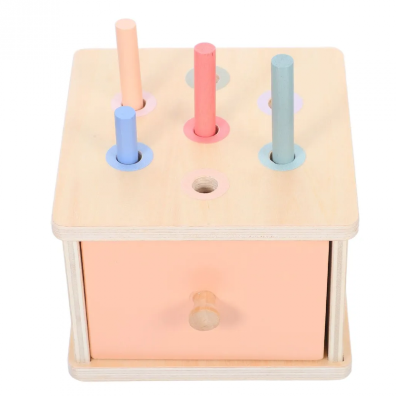 Монтесори чекмедже за сортиране с цилиндри, MalPlay