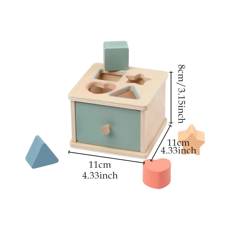 Монтесори образователна кутия - чекмедже - сортер, MalPlay