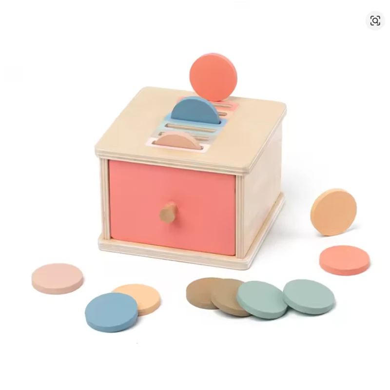 Образователна Монтесори кутия  - чекмедже с жетони, MalPlay