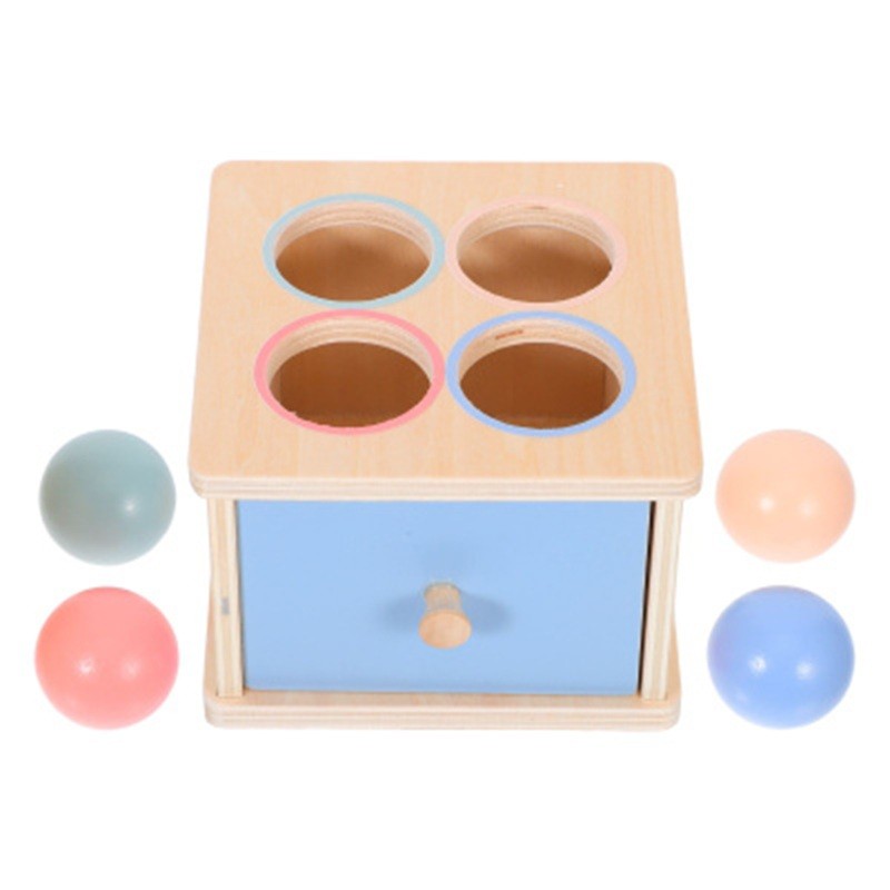 Образователна Монтесори кутия  - чекмедже с топчета, MalPlay