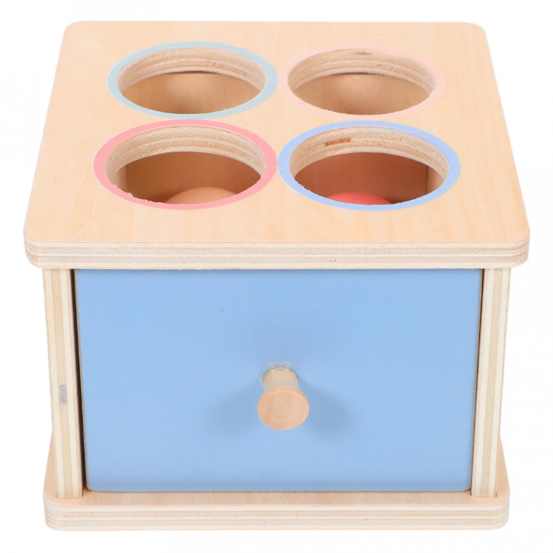 Образователна Монтесори кутия  - чекмедже с топчета, MalPlay