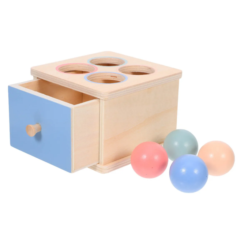 Образователна Монтесори кутия  - чекмедже с топчета, MalPlay