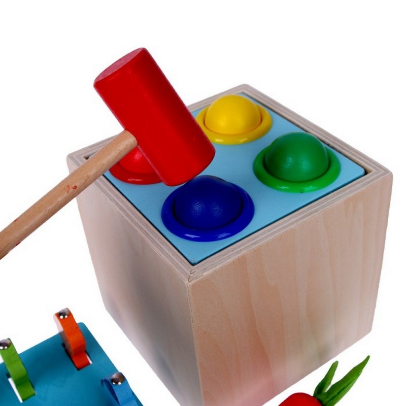 Монтесори сортер - 5 в 1, MalPlay