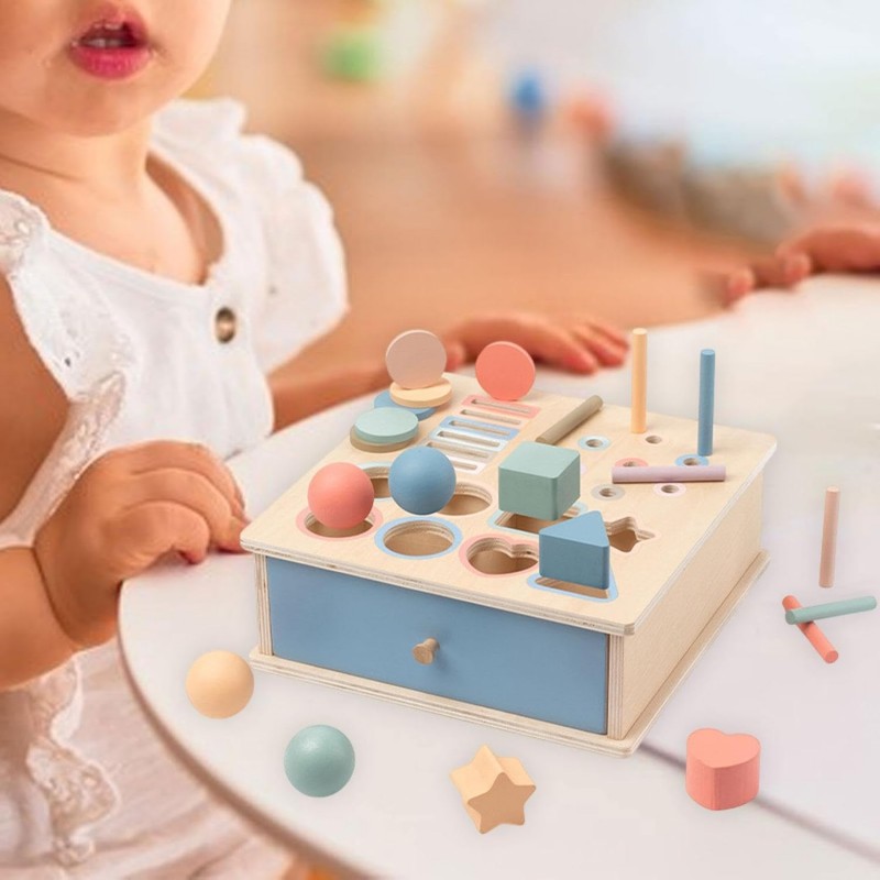 Монтесори образователна кутия - 4 в 1