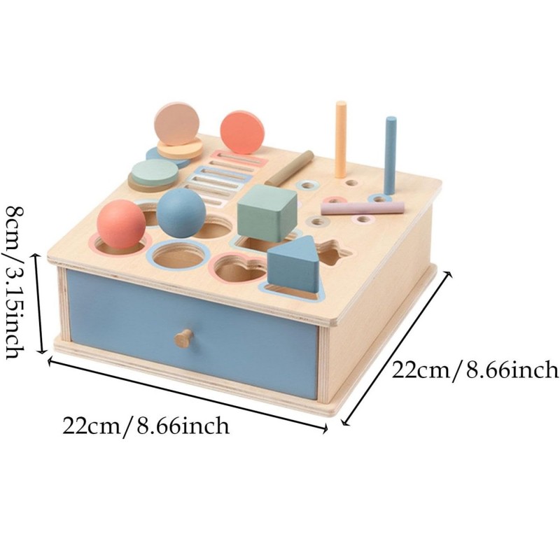 Монтесори образователна кутия - 4 в 1