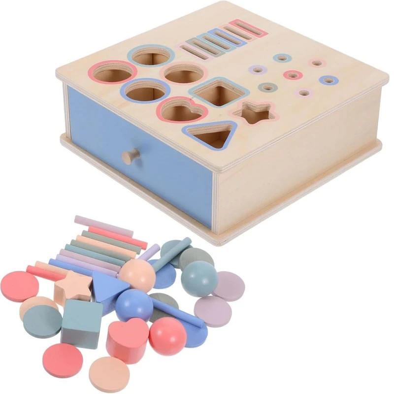 Монтесори образователна кутия - 4 в 1