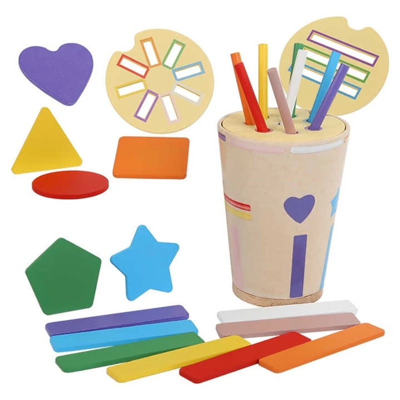 Монтесори дървен сортер - Цветове, MalPlay