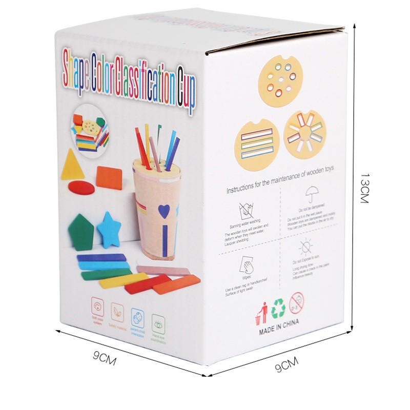 Монтесори дървен сортер - Цветове, MalPlay