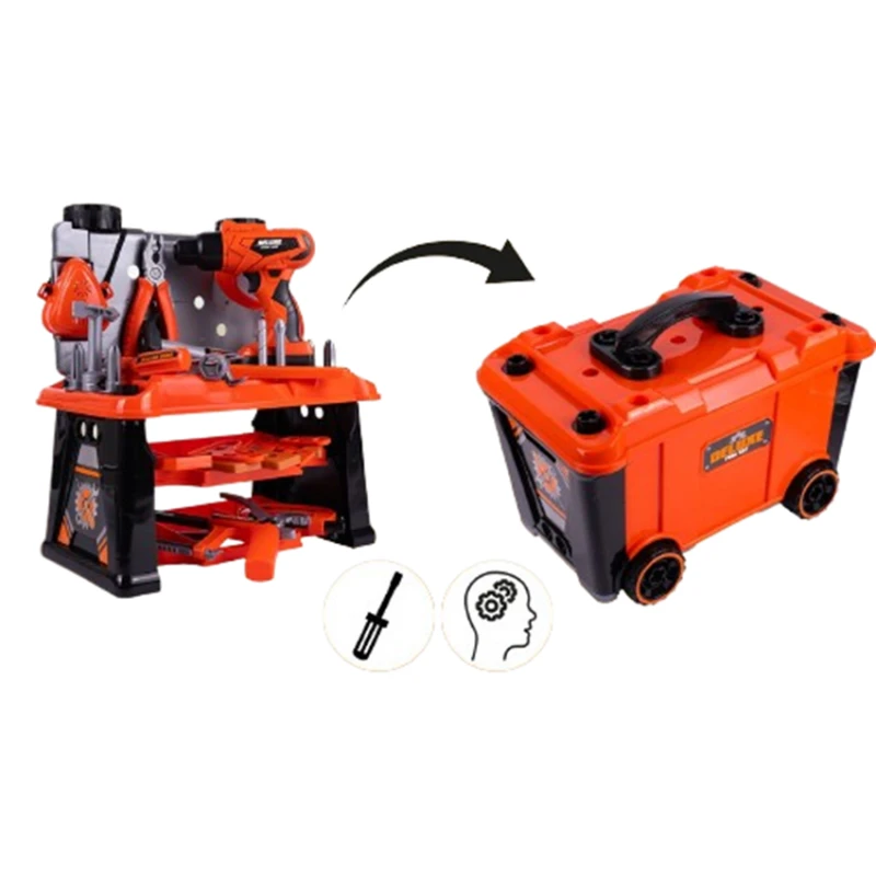 Голям куфар с инструменти MalPlay, 65 части