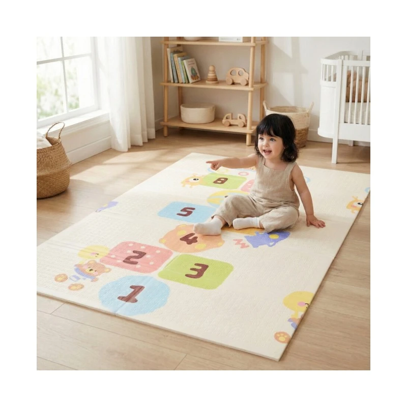 Комплект Кошара за игра с килимче, топки и дръжки - 1.20м х 1.60м