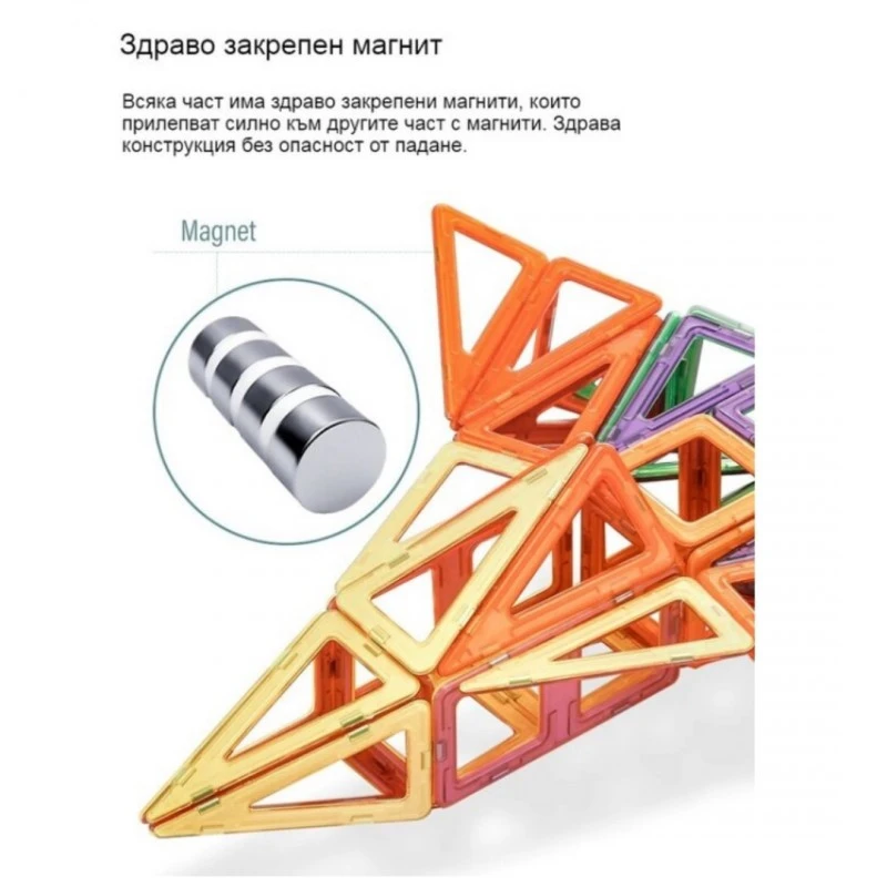 Магнитен конструктор, Превозни средства, 17 елемента