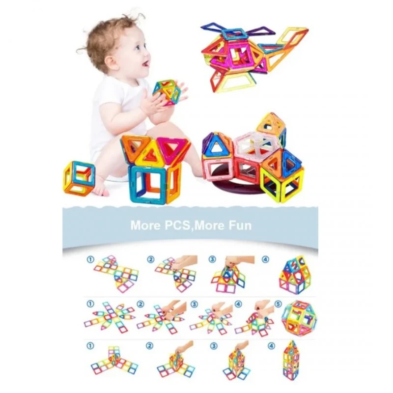 Магнитен конструктор, Превозни средства, 27 елемента