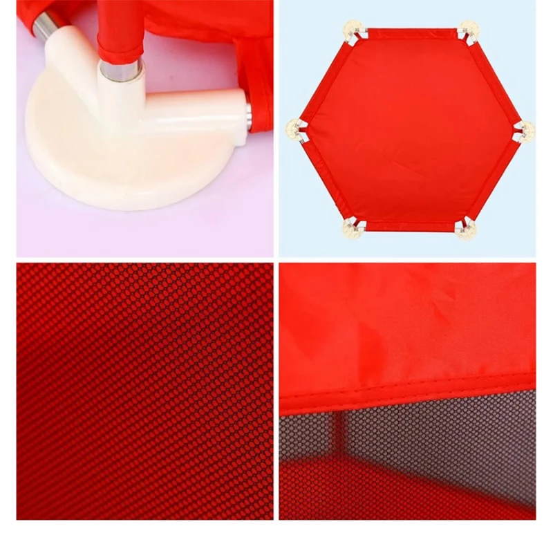 Малка кошара за игра JANSHOP, 125 х 110 х 64 см, Червена