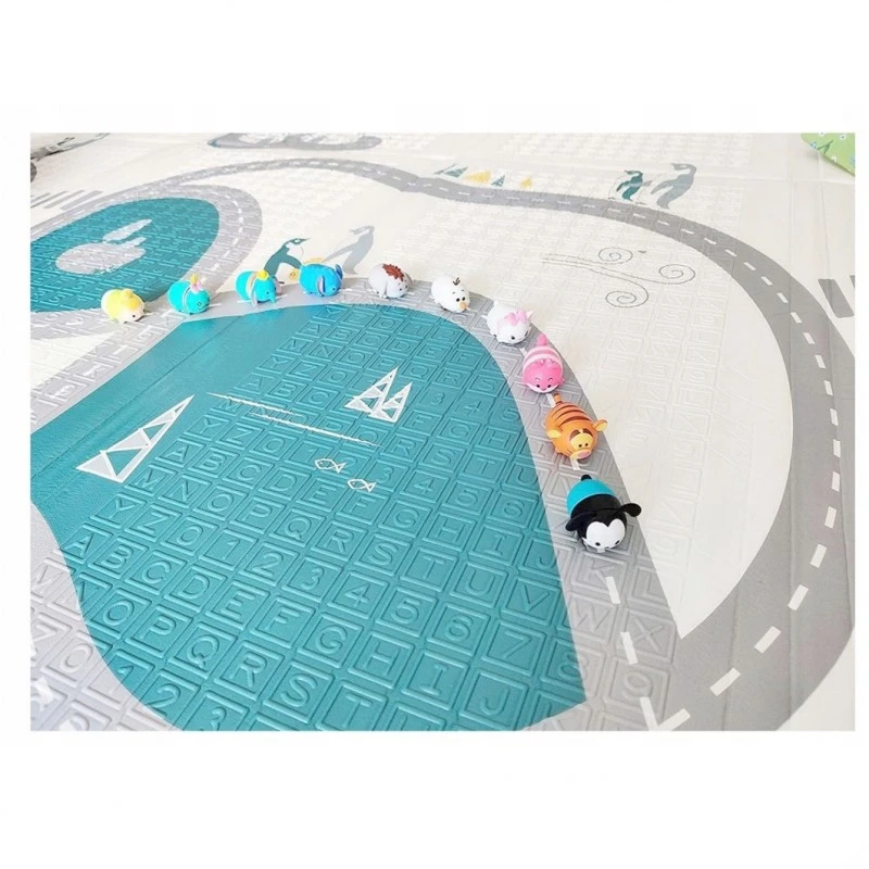 Дебело Килимче за игра MalPlay, Котета в планината, 180 х 200 х 1.5