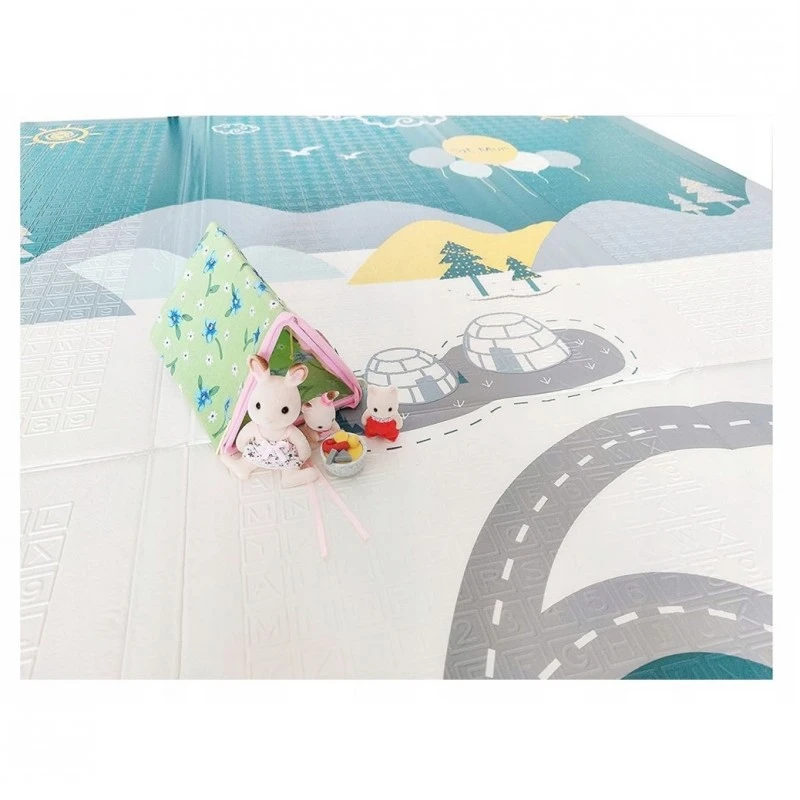 Дебело Килимче за игра MalPlay, Котета в планината, 180 х 200 х 1.5