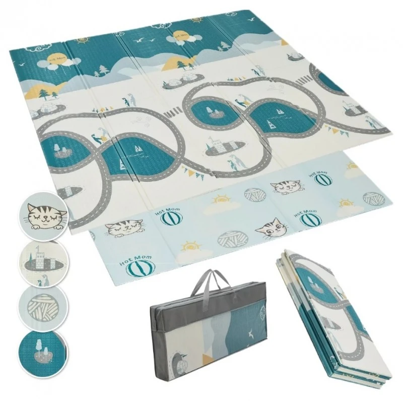 Дебело Килимче за игра MalPlay, Котета в планината, 180 х 200 х 1.5