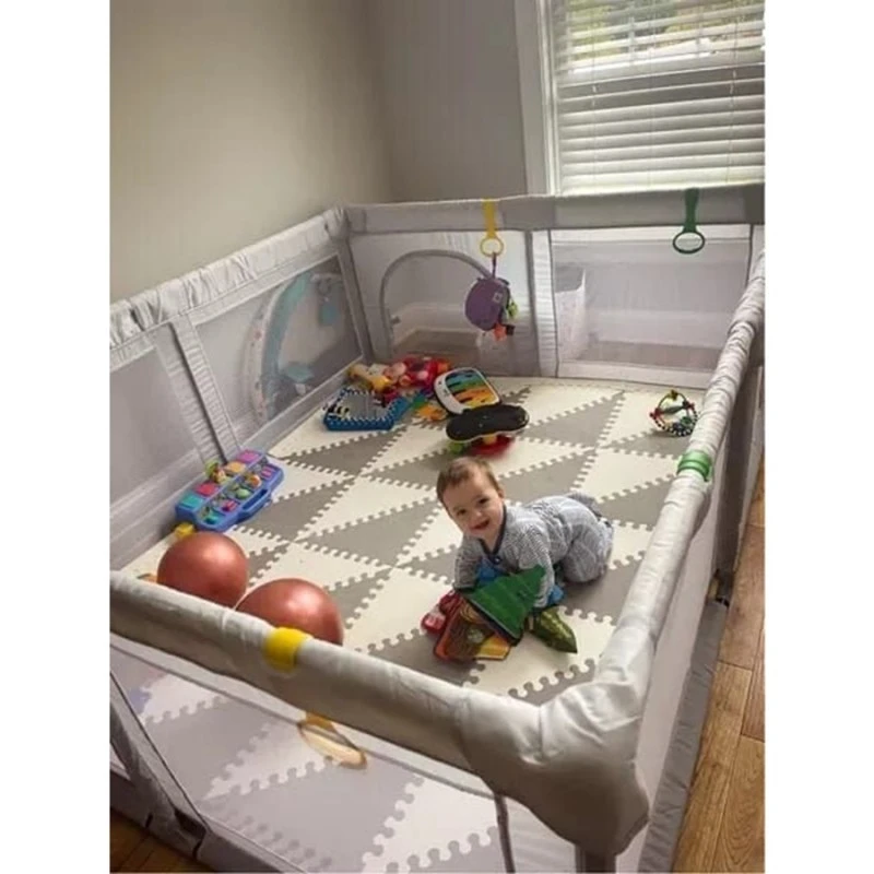 Детска Кошара За Игра JANSHOP, 180 х 200 см, Сива