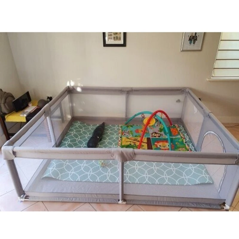 Детска Кошара За Игра JANSHOP, 180 х 200 см, Сива