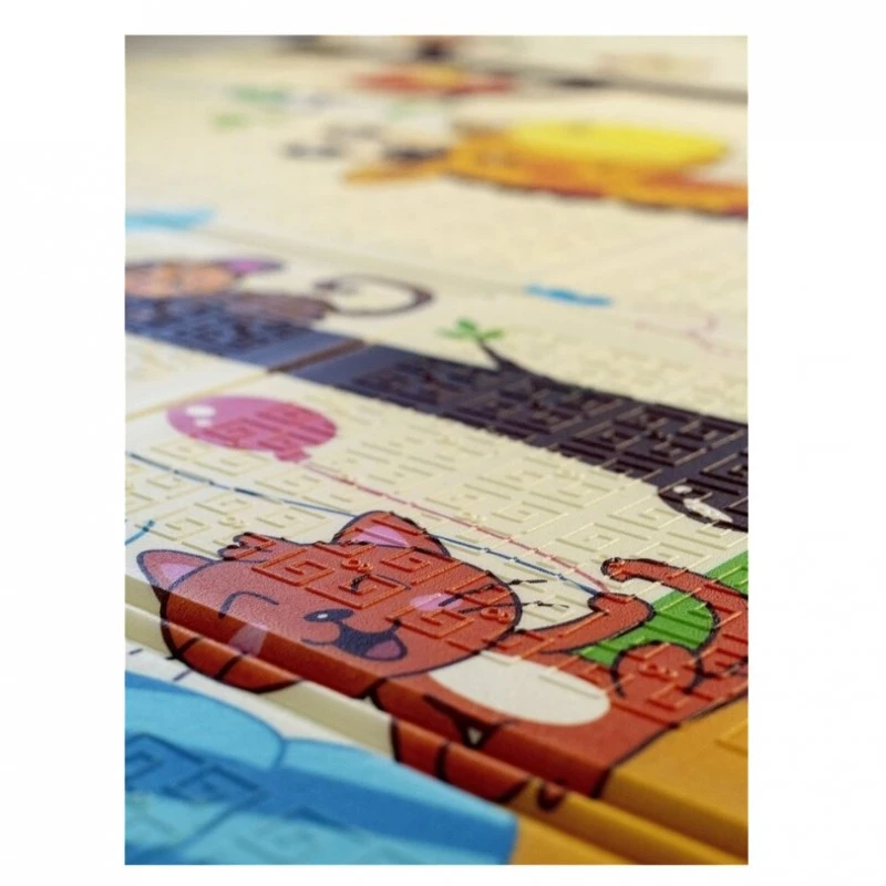 Детски килим за игра Ricokids Животни, 180 х 200 х 1