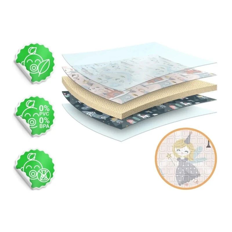 Детски килим NUKIDO, Принцеси, 180 х 200 х 1