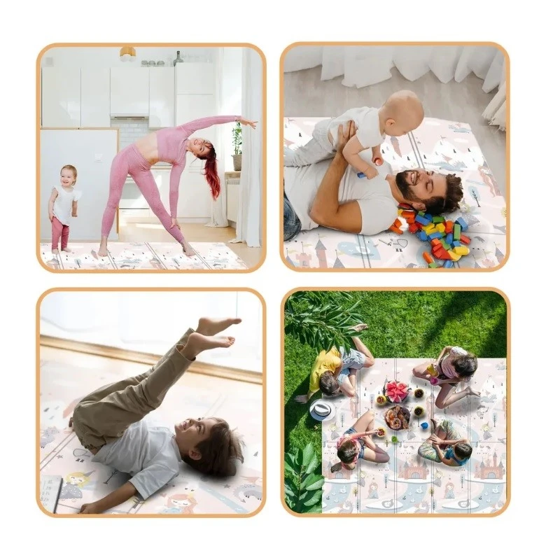 Детски килим NUKIDO, Принцеси, 180 х 200 х 1