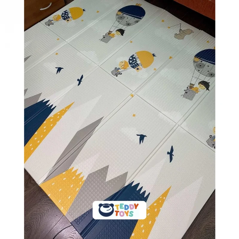 Килим за игра Ricokids, Въздушни балони, Морско приключение, 180х200