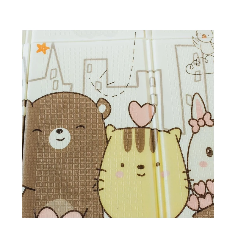 Детски килим за игра MalPlay, Приятели, 150 х 180 х 1