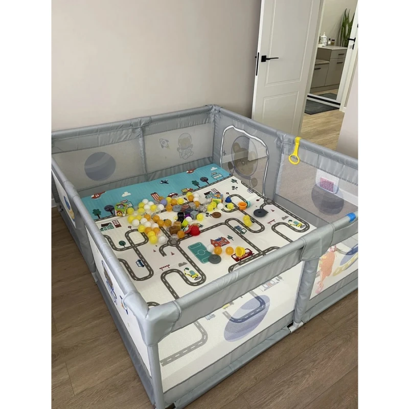 Детска Кошара За Игра Мече В Космоса, 120 х 180 см